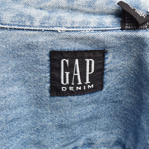 90's Old Gap/L/S Denim Shirt（ギャップ デニムシャツ）インディゴ