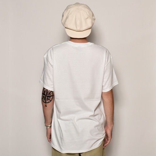 Flames & Skull T-Shirt�ʥե졼�ॹ�������� T����ġ˥ۥ磻�ȡߥѡ��ץ�/�֥롼 [a-3821]