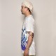Flames & Skull T-Shirt�ʥե졼�ॹ�������� T����ġ˥ۥ磻�ȡߥѡ��ץ�/�֥롼 [a-3821]