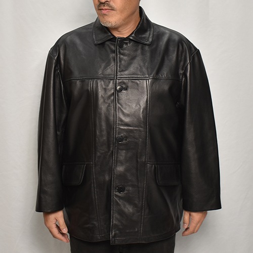 Towncraft/Leather Car Coatʥ󥯥ե 쥶ȡ˥֥å [a-8226]