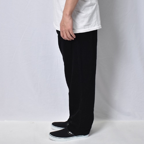 ��Us Customized 90's-00's Overdyed Super Black Wide Wale Corduroy Pants/Polo Ralph Lauren�ʥ��� �����С����������ǥ�����ѥ�ġ˥֥�å�/������W33 [y-1125]