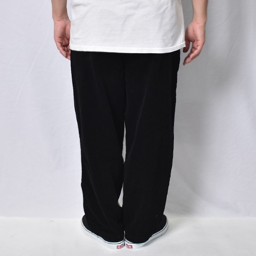 ��Us Customized 90's-00's Overdyed Super Black Wide Wale Corduroy Pants/Polo Ralph Lauren�ʥ��� �����С����������ǥ�����ѥ�ġ˥֥�å�/������W33 [y-1125]