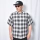 Towncraft/Ombre Checked S/S Rayon Shirt�ʥ����󥯥�ե� ����֥�����å�����ġ˥֥�å��ߥۥ磻�� [a-8487]