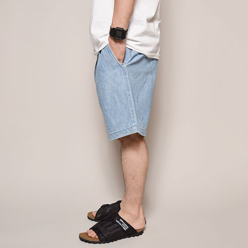 Dockers by Levis/Two Tucks Heavy Chambray Short PantsʥɥåХ꡼Х ֥졼硼ġ˥֥롼֥졼/W34 [z-1809]