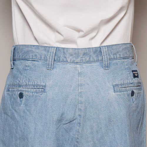Dockers by Levis/Two Tucks Heavy Chambray Short PantsʥɥåХ꡼Х ֥졼硼ġ˥֥롼֥졼/W34 [z-1809]