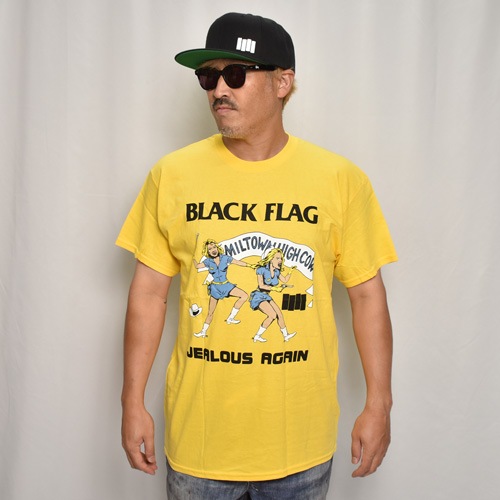Black Flag/Jealous S/S T-Shirt（ブラックフラッグ オフィシャルT