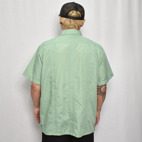 ��Old S/S Guayabera Shirt(S/S���塼�Х����)�饤�ȥ��꡼��/������L [y-0328]