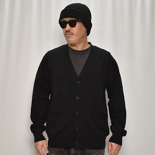 Edwards Garment/Cotton Knit Cardigan�ʥ��ɥ���������� �˥åȥ����ǥ�����˥֥�å� [a-6642]
