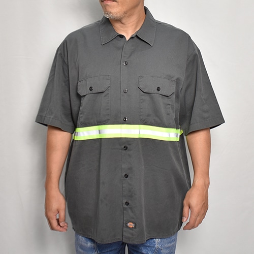Us Customized Reflective Visible S/S Work Shirt/Green（アス