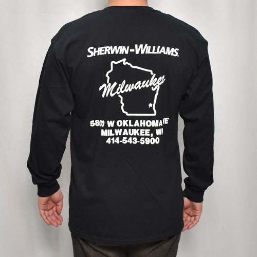 Sherwin-Williams L/S T-Shirt�ʥ��㡼�����󡦥����ꥢ�ॺ T����ġ˥֥�å� [a-7825]