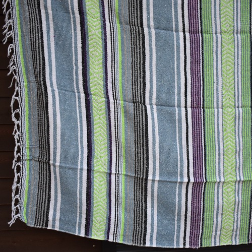 Mexican Rag Blanket�ʥᥭ������饰�֥�󥱥åȡ˥��졼�ߥ饤�ȥ��꡼��ߥۥ磻�� [a-8307]