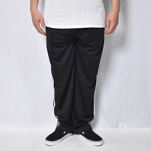 Adidas/3-Stripes Track Pants�ʥ��ǥ����� �ȥ�å��ѥ�ġ˥֥�å��ߥۥ磻��/������W26-38inch [y-1155]