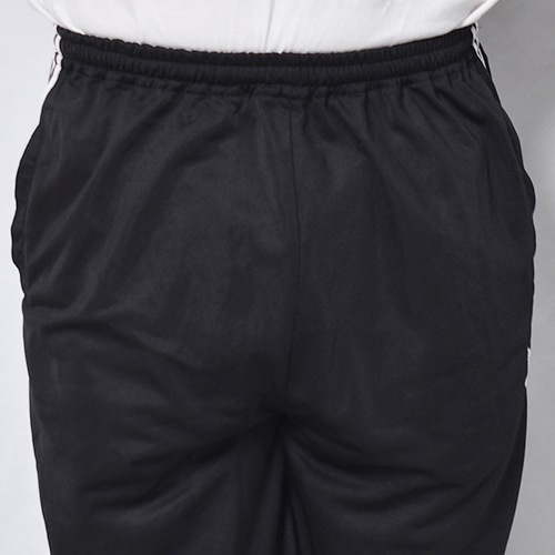 Adidas/3-Stripes Track Pants�ʥ��ǥ����� �ȥ�å��ѥ�ġ˥֥�å��ߥۥ磻��/������W26-38inch [y-1155]