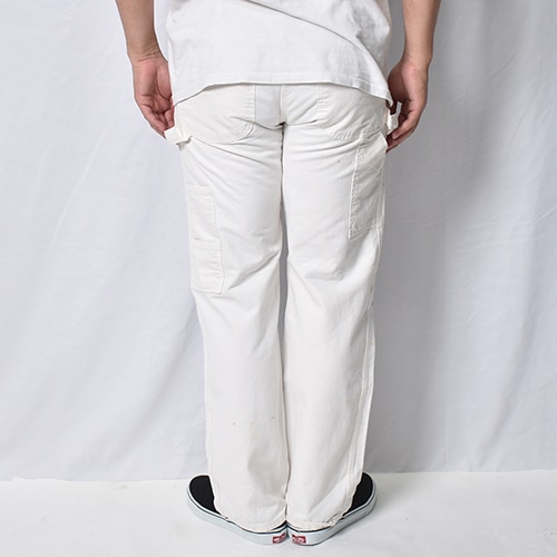 Dickies ホワイト ペインターパンツ　USA製　W36L30 Dickies/White Drill Painter Pants（ディッキーズ ペインターパンツ