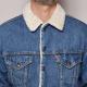 ��Levi's/Denim Boa Jacket�ʥ꡼�Х��� �ǥ˥�ܥ����㥱�åȡ˥���ǥ���/������42 [z-1371]