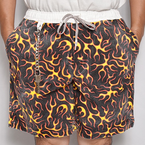 Multi Bandana Flames Easy Short Pants（マルチフレームスイージー 