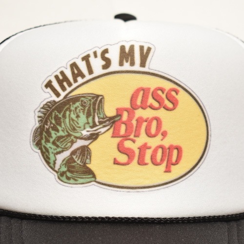 Ass Bro, Stop/Trucker Mesh Capʥ֥ȥå å奭åס˥֥åߥۥ磻 [a-8123]