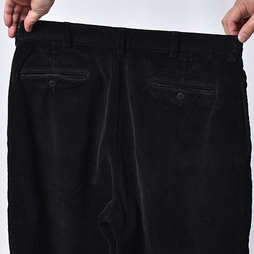 ��Us Customized 90's-00's Overdyed Super Black Wide Wale Corduroy Pants/Polo Ralph Lauren�ʥ��� �����С����������ǥ�����ѥ�ġ˥֥�å�/������W34 [y-1129]