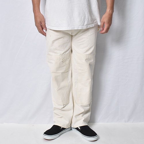 Dickies/White Drill W-Knee Painter Pants（ディッキーズ ペインター