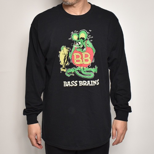 Bass BrainsUS/Fink L/S T-Shirt(Х֥쥤󥺡ߥ T)֥å [a-5825]