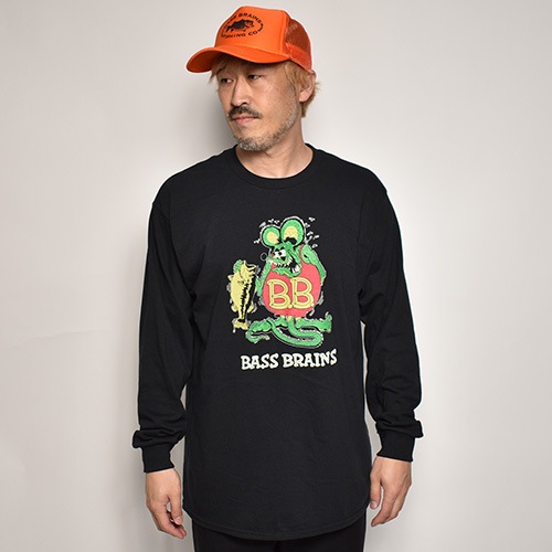 Bass BrainsUS/Fink L/S T-Shirt(Х֥쥤󥺡ߥ T)֥å [a-5825]