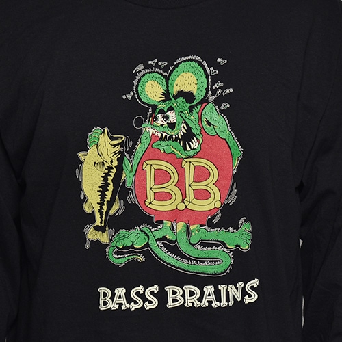 Bass BrainsUS/Fink L/S T-Shirt(Х֥쥤󥺡ߥ T)֥å [a-5825]