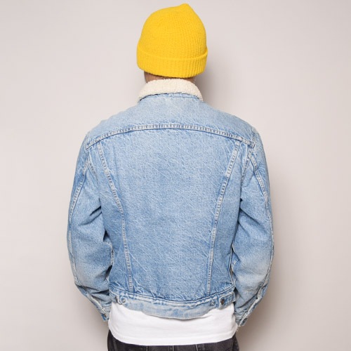 Levi's ボアジャケット usa製 42 L デニムジャケット リーバイス Levi's/Denim Boa Jacket（リーバイス デニムボアジャケット