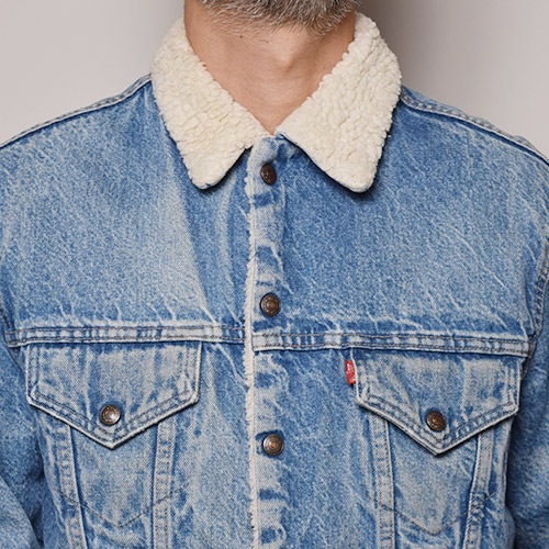 ��Levi's/Denim Boa Jacket�ʥ꡼�Х��� �ǥ˥�ܥ����㥱�åȡ˥���ǥ���/������42 [z-1372]