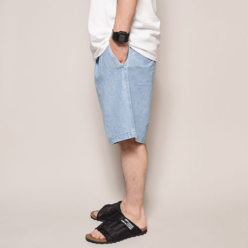 ��Dockers by Levi��s/Two Tucks Heavy Chambray Short Pants�ʥɥå������Х��꡼�Х��� �����֥졼���硼�ġ˥֥롼�����֥졼/������W35 [z-1812]