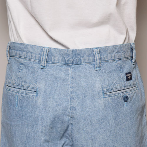 ��Dockers by Levi��s/Two Tucks Heavy Chambray Short Pants�ʥɥå������Х��꡼�Х��� �����֥졼���硼�ġ˥֥롼�����֥졼/������W35 [z-1812]