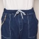 Patched Pocket Denim Baker Cropped Easy Pants�ʥ٥����������åץɥ��������ѥ�ġ˥���ǥ��� [a-3255]