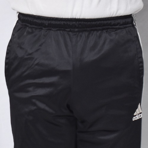 Adidas/3-Stripes Track Pants�ʥ��ǥ����� �ȥ�å��ѥ�ġ˥֥�å��ߥۥ磻��/������W26-36inch [y-1157]