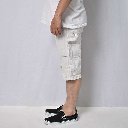 Dickies ペインターショーツ ホワイト ペインターパンツ Dickies/White Drill Painter Shorts（ディッキーズ ペインター