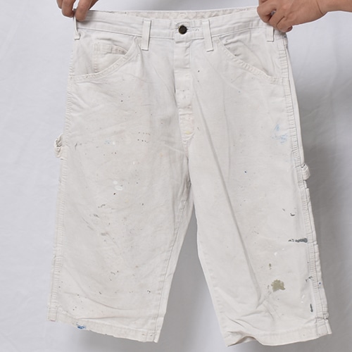 Dickies/White Drill Painter Shorts（ディッキーズ ペインター