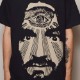 Charles Manson S/S Third Eye T-Shirt�ʥ��㡼�륺�ޥ󥽥� T����ġ˥֥�å��ߥ١����� [a-3205]