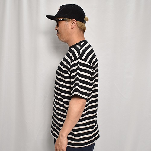 Penney's/The Fox Multi Border S/S T-Shirtʥڥˡ ܡTġ˥֥åߥ졼 [a-7458]