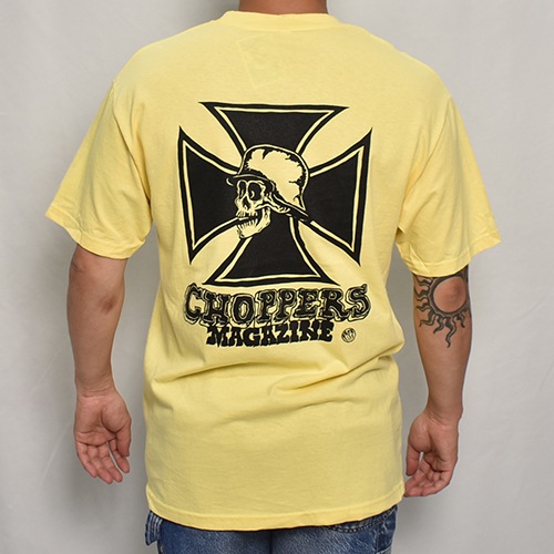 Choppers Magazine��US/Chopper Cross S/S T-Shirt�ʥ���åѡ����ޥ�����ߥ��� T����ġ˥��������ߥ֥�å� [a-7534]