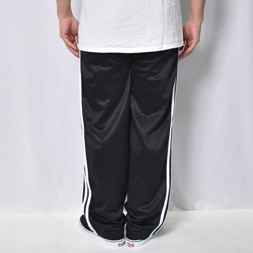 Adidas/3-Stripes Track Pants�ʥ��ǥ����� �ȥ�å��ѥ�ġ˥֥�å��ߥۥ磻��/������W26-36inch [y-1158]