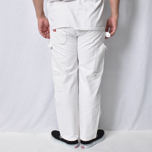 00s Dickies ホワイトペインターパンツ ワークパンツ ペンキ W31 Dickies/White Drill Painter Pants（ディッキーズ ペインターパンツ