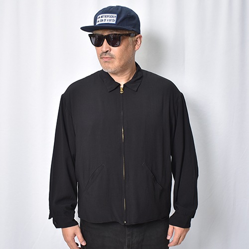 Towncraft/Black Rayon Drizzler Jacket�ʥ����󥯥�ե� �ɥꥺ�顼���㥱�åȡ˥֥�å� [a-8682]