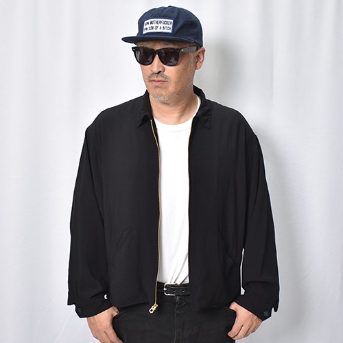 Towncraft/Black Rayon Drizzler Jacket�ʥ����󥯥�ե� �ɥꥺ�顼���㥱�åȡ˥֥�å� [a-8682]