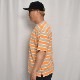 Penney's/The Fox Multi Border Pocket S/S T-Shirtʥڥˡ ܡݥåTġ˥󥸡ߥ졼 [a-7459]