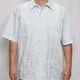 ��Old S/S Guayabera Shirt(S/S���塼�Х����)�饤�ȥ֥롼/������L [y-0333]