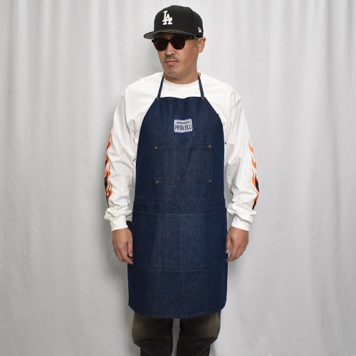 Prison Blues/Rinsed Denim Apron�ʥץꥺ��֥롼�� �ǥ˥२�ץ���˥���ǥ��� [a-8310]