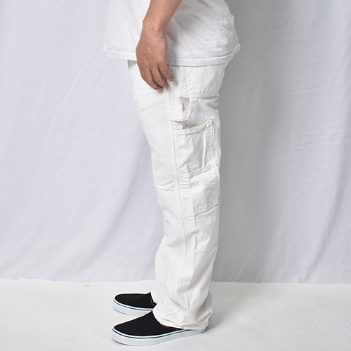 dickies W36 L32 ホワイト　ペインターパンツ　ワークパンツ Dickies/White Drill Painter Pants（ディッキーズ ペインターパンツ