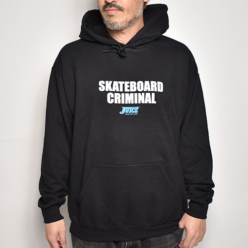 Juice Magazine/Skateboard Criminal Hoodie�ʥ��塼���ޥ����� �������åȥա��ǥ����˥֥�å� [a-5737]