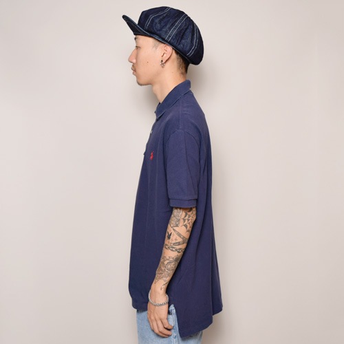 ��Polo Ralph Lauren/Polo Shirt�ʥ��ե������ �ݥ�����ġ˥ͥ��ӡ�/������M [z-0981]
