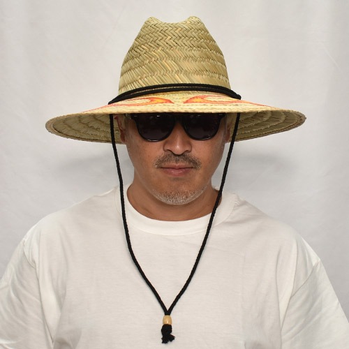 GRIMB Krazy Paint��Us/Flames Straw Hat(�����ߥ��� ���ȥ����ϥå�)�ʥ�����ߥ�åɡߥ������� [a-7156]