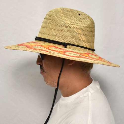 GRIMB Krazy Paint��Us/Flames Straw Hat(�����ߥ��� ���ȥ����ϥå�)�ʥ�����ߥ�åɡߥ������� [a-7156]