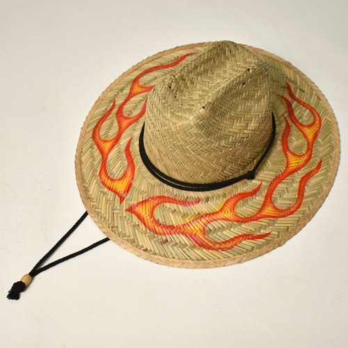 GRIMB Krazy Paint��Us/Flames Straw Hat(�����ߥ��� ���ȥ����ϥå�)�ʥ�����ߥ�åɡߥ������� [a-7156]